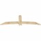 Ekena Millwork Bellingham Rough Sawn Timber Gable Bracket, Douglas Fir, 84"W x 28"H x 2"D x 6"F, 8/12 Pitch GBW084X28X0206BEL00RDF - alternate 2